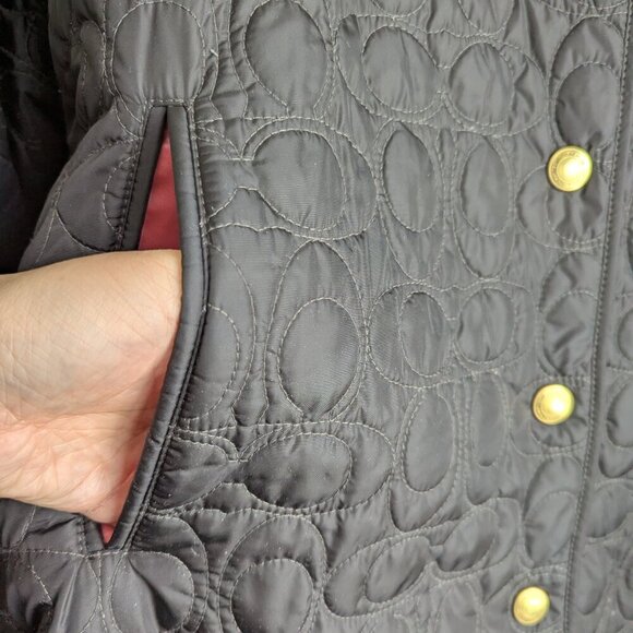 Coach lightweight quilted monogram jacket - Picture 4 of 14
